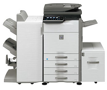 Sharp MX-M565N Digital MFP 56 ppm black and white networked workgroup document system