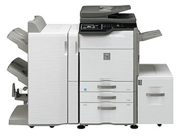 Sharp MX-M564N Digital MFP 56 ppm Black and White Workgroup document system at discounted prices.